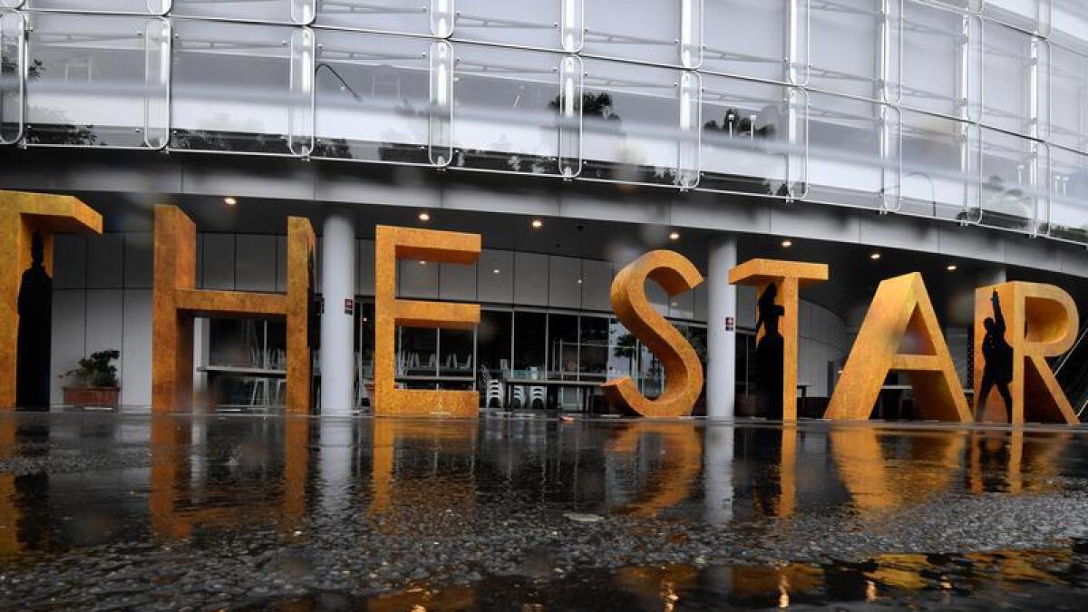 Signage at The Star Casino in Sydney (file image)