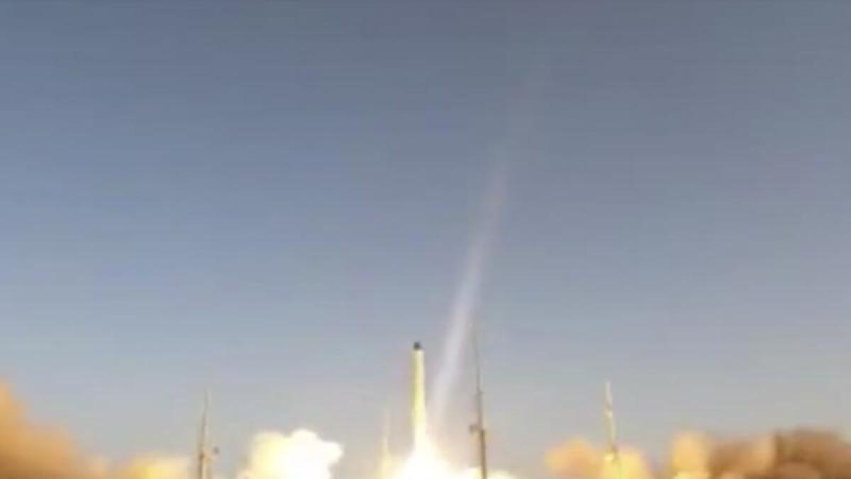 Iran fires rocket ahead of nuclear talks