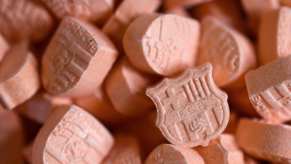 Seized MDMA pills