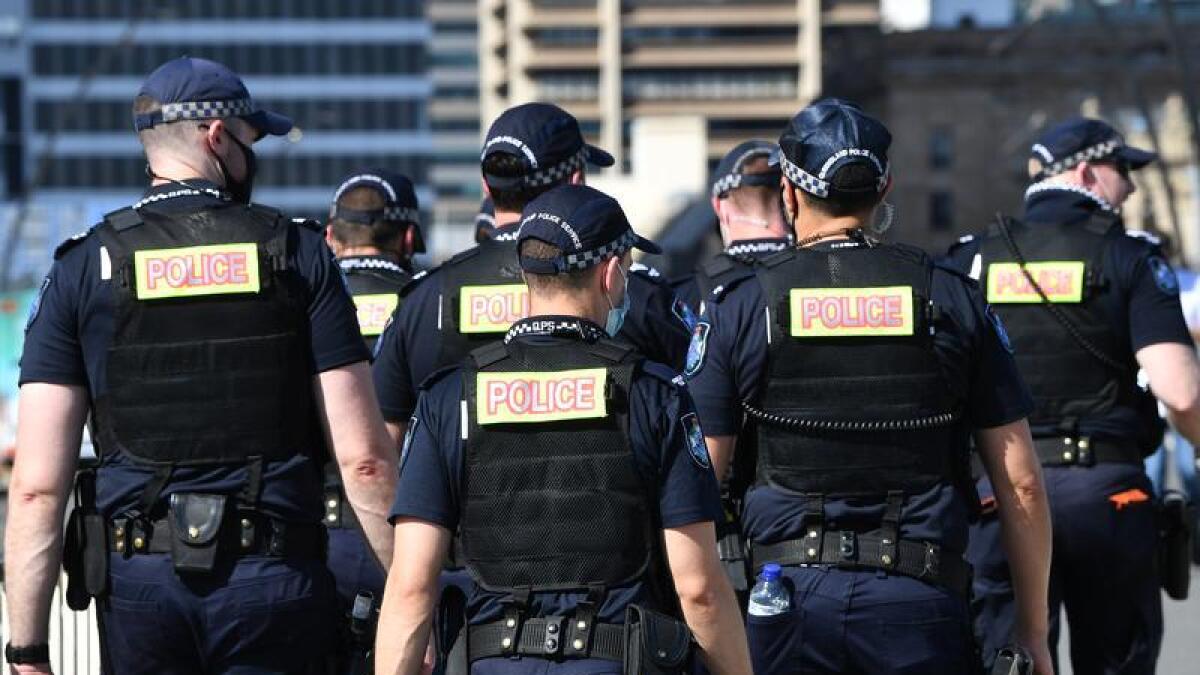 A group of Queensland police officers