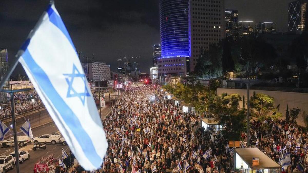 Tel Aviv anti-government protest