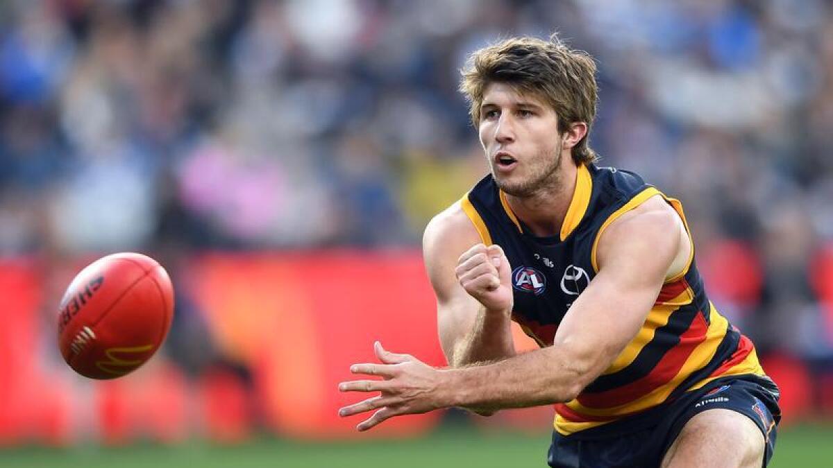 Jordon Butts of the Adelaide Crows. 