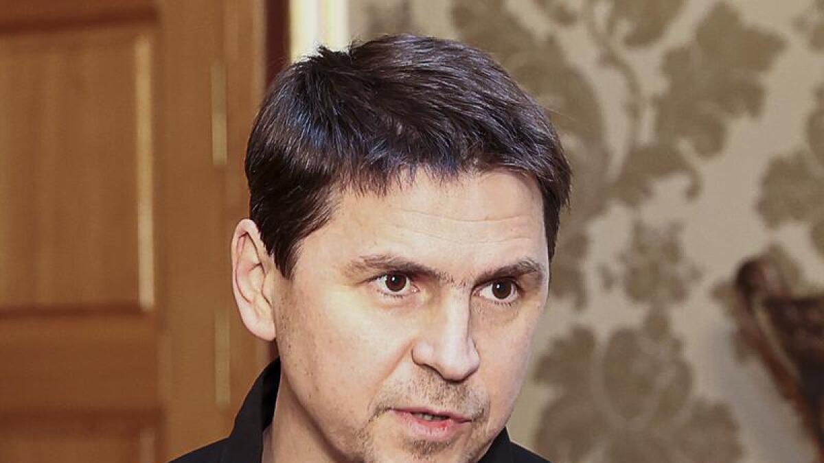 Mykhailo Podolyak, adviser to the Ukrainian presidential office