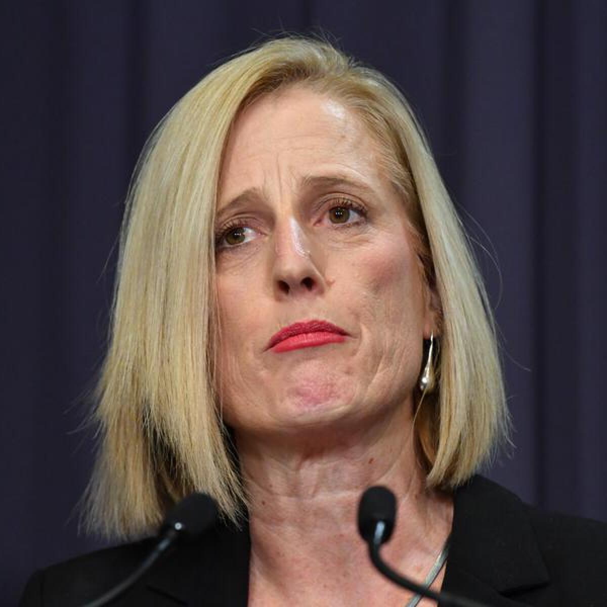 Finance Minister Katy Gallagher (file image)