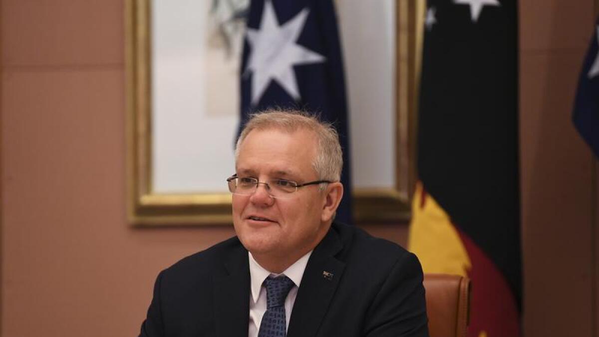 Australian Prime Minister Scott Morrison.