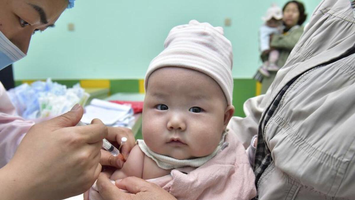 Mainland China's birth rate dropped to a record low in 2021.