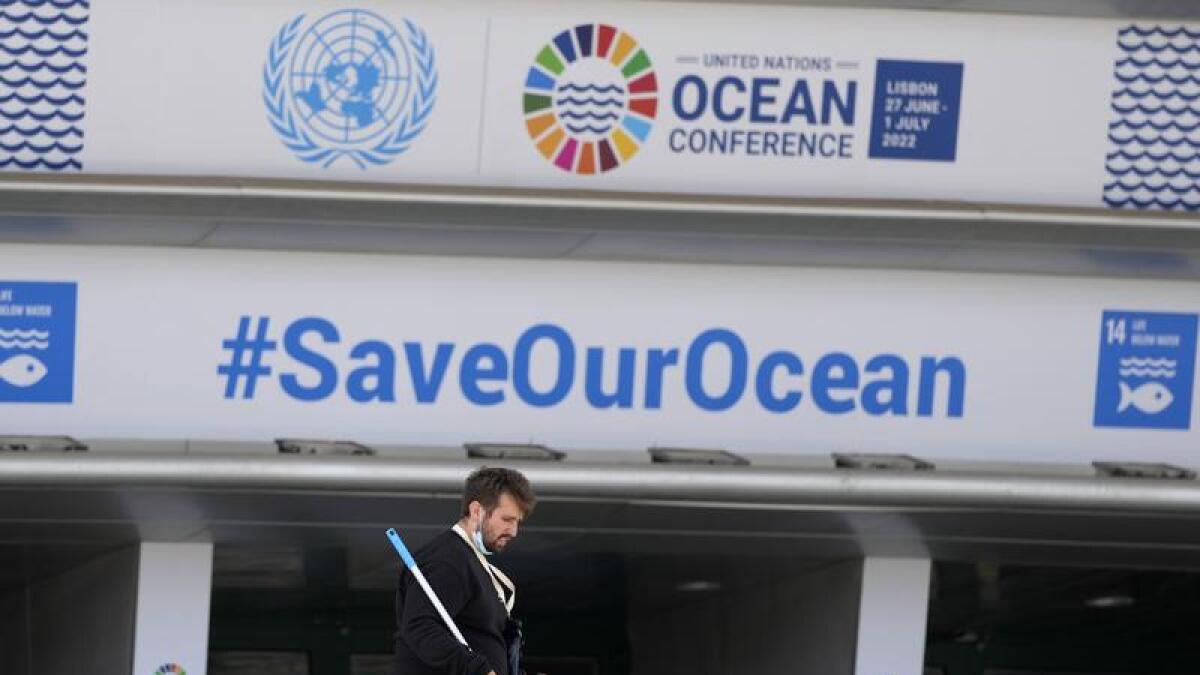 The UN Ocean Conference is getting underway in Portugal.