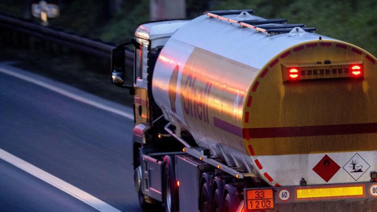 A fuel truck in Germany