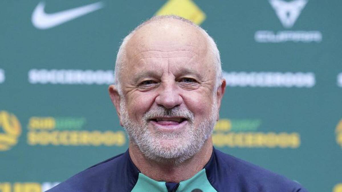 Socceroos coach Graham Arnold. 