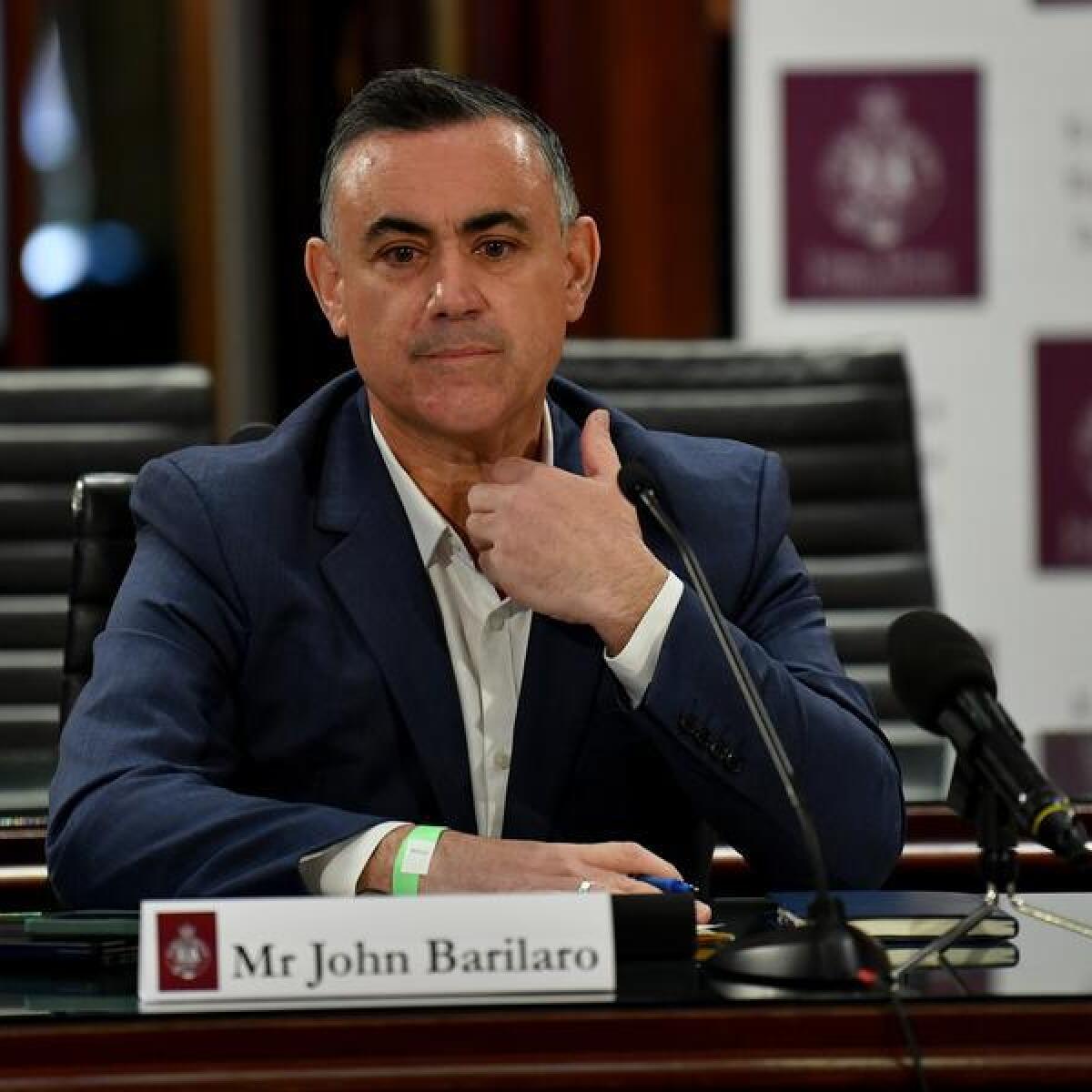 Former NSW deputy Premier John Barilaro.