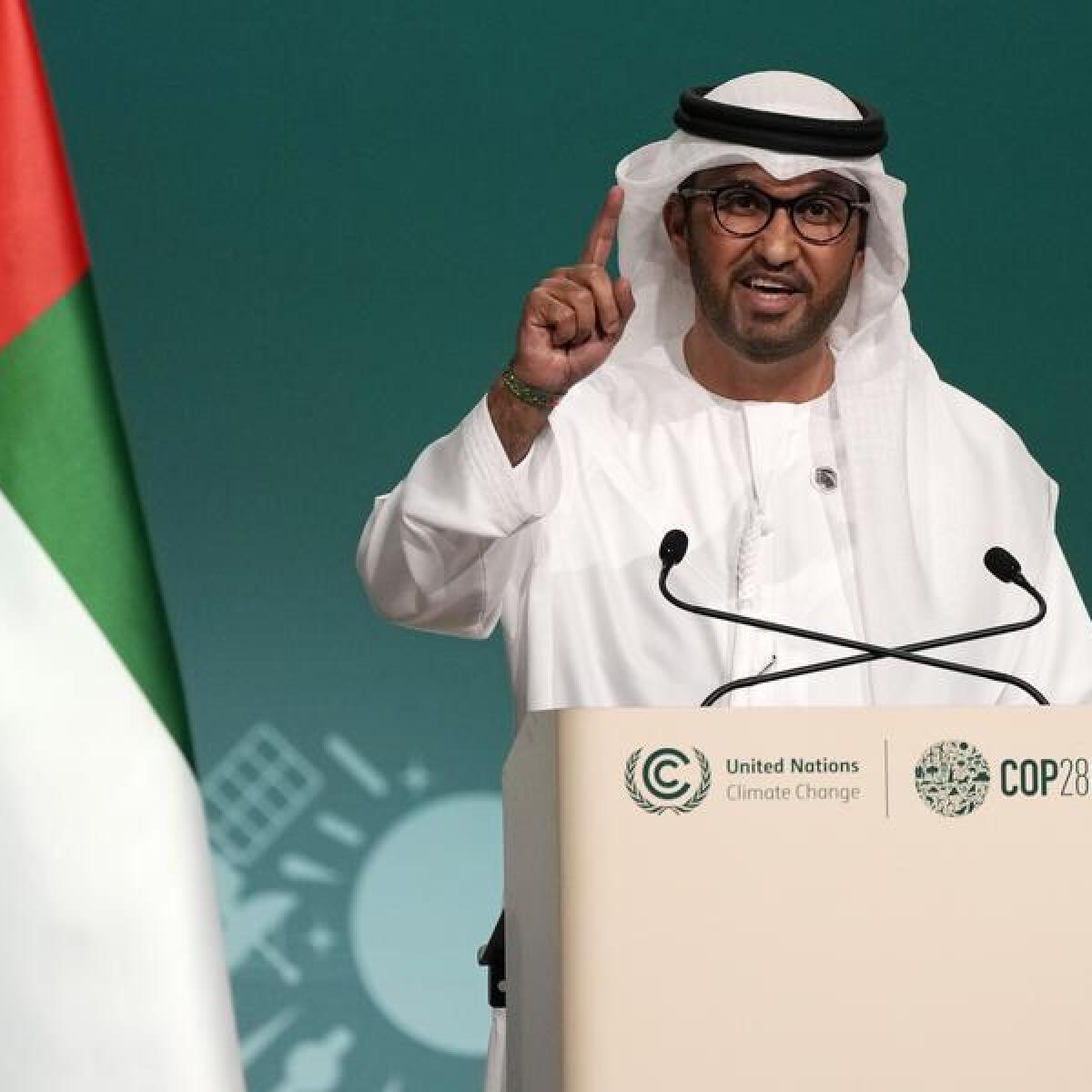 COP28 president Sultan al-Jaber