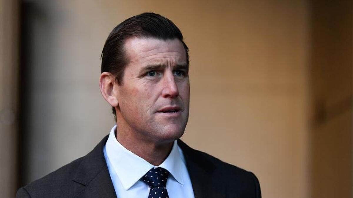 Ben Roberts-Smith file pic outside court
