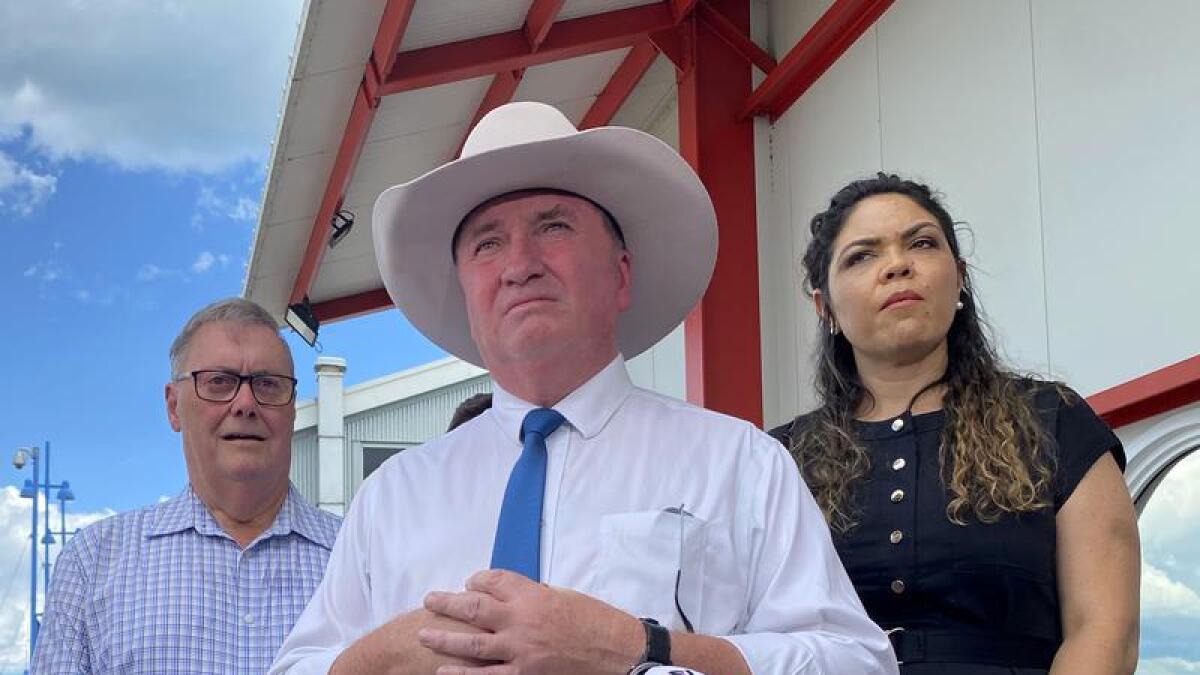 Nationals Leader Barnaby Joyce with CLP candidates.