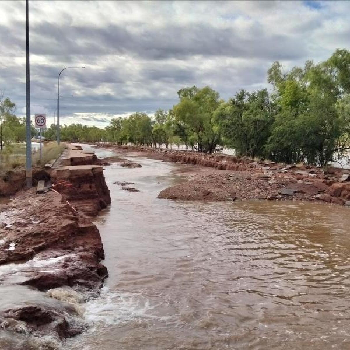 Flooding in the Kimberley.